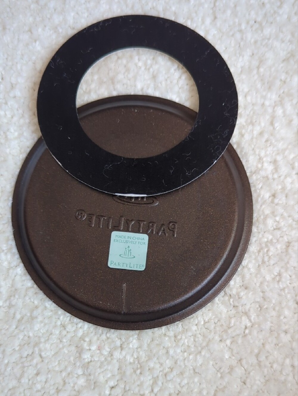 PartyLite Thai Inspiration Medium Pillar Sleeve- Bronze - Picture 8 of 11